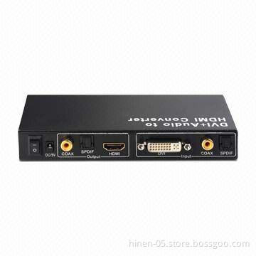 DVI + Audio to HDMI Converter, Supports Highest Video Resolution 1080p